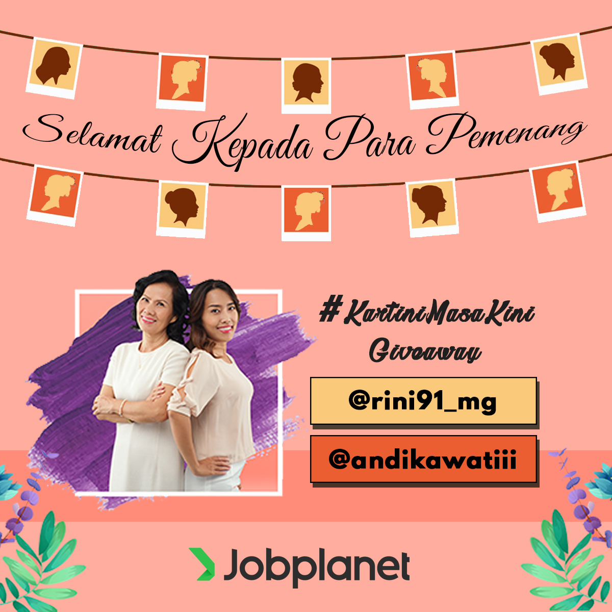 Pengumuman Pemenang #KartiniMasaKini Giveaway